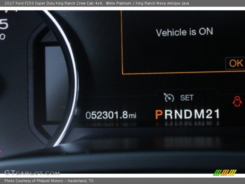 White Platinum / King Ranch Mesa Antique Java 2017 Ford F250 Super Duty King Ranch Crew Cab 4x4