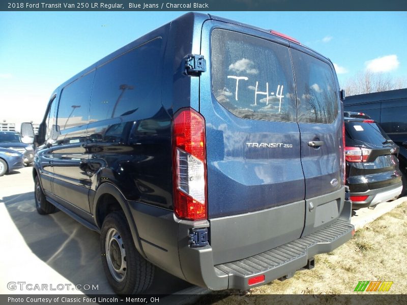 Blue Jeans / Charcoal Black 2018 Ford Transit Van 250 LR Regular