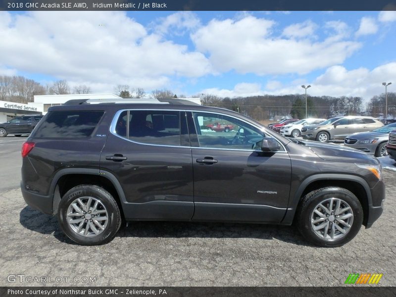 Iridium Metallic / Jet Black 2018 GMC Acadia SLE AWD