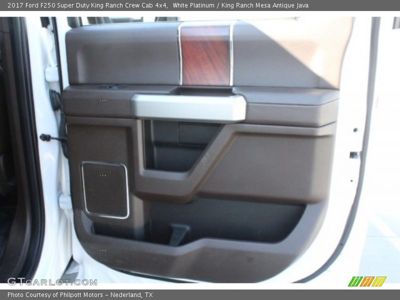 White Platinum / King Ranch Mesa Antique Java 2017 Ford F250 Super Duty King Ranch Crew Cab 4x4