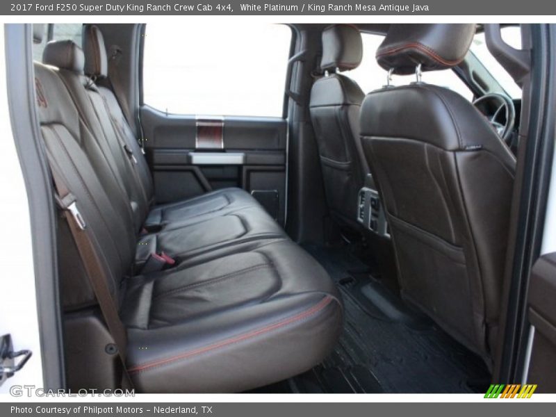 White Platinum / King Ranch Mesa Antique Java 2017 Ford F250 Super Duty King Ranch Crew Cab 4x4