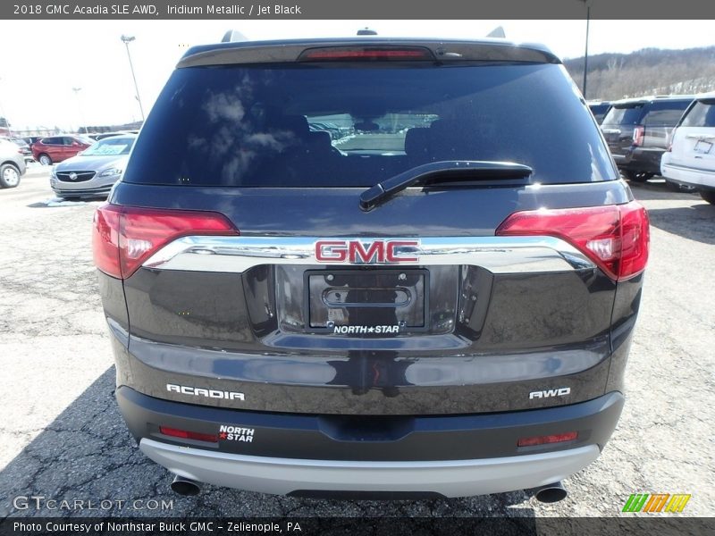 Iridium Metallic / Jet Black 2018 GMC Acadia SLE AWD
