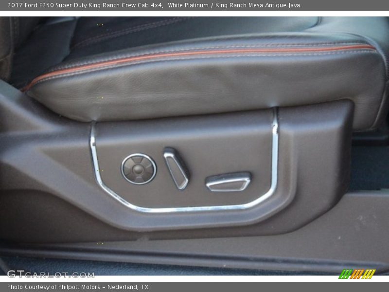 White Platinum / King Ranch Mesa Antique Java 2017 Ford F250 Super Duty King Ranch Crew Cab 4x4