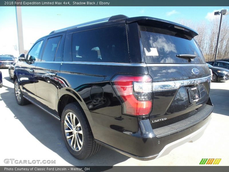 Shadow Black / Ebony 2018 Ford Expedition Limited Max 4x4