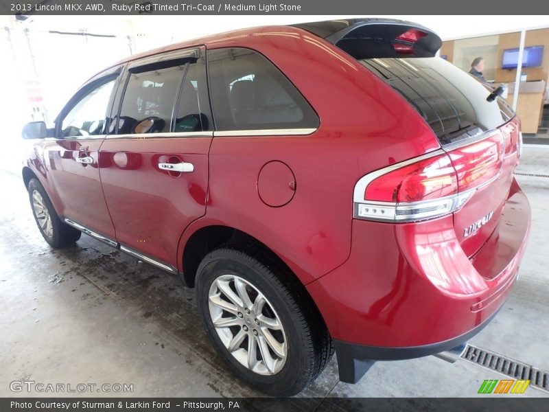 Ruby Red Tinted Tri-Coat / Medium Light Stone 2013 Lincoln MKX AWD