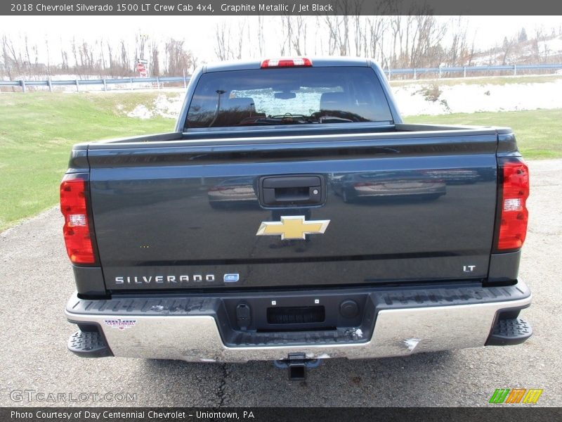 Graphite Metallic / Jet Black 2018 Chevrolet Silverado 1500 LT Crew Cab 4x4