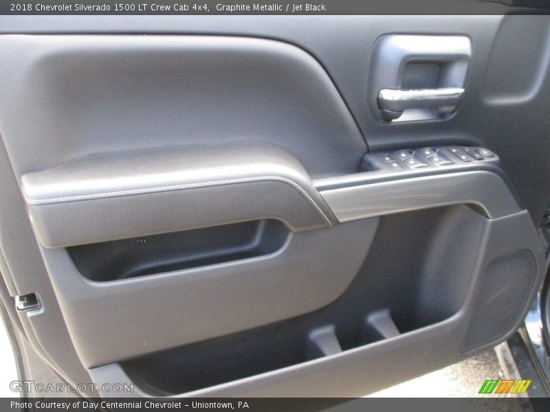 Graphite Metallic / Jet Black 2018 Chevrolet Silverado 1500 LT Crew Cab 4x4