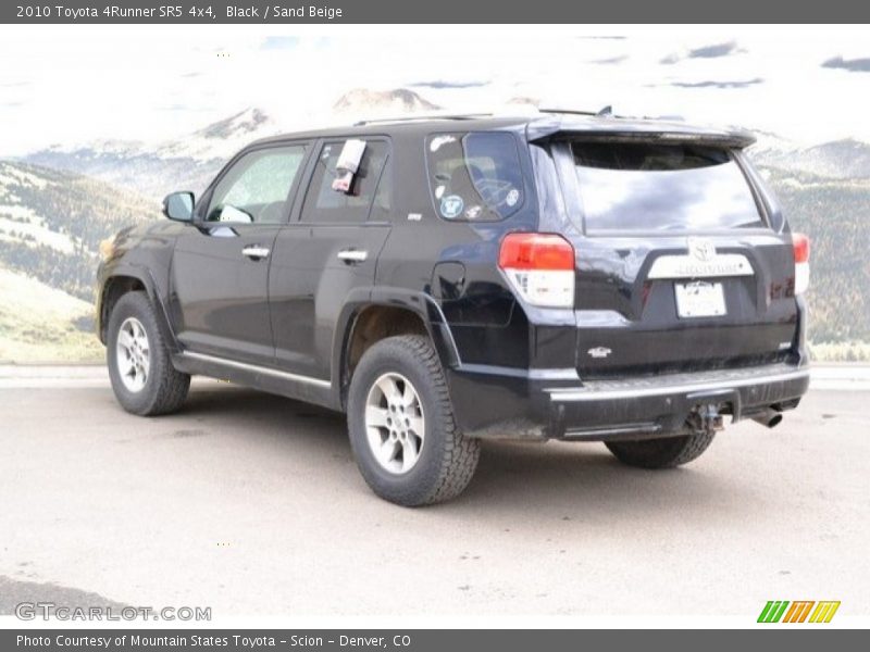 Black / Sand Beige 2010 Toyota 4Runner SR5 4x4