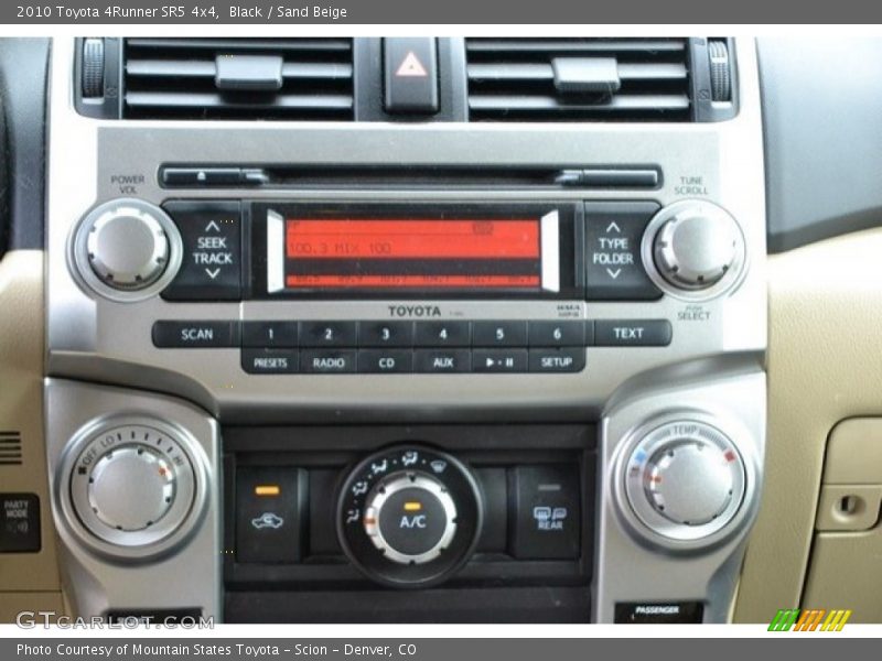 Black / Sand Beige 2010 Toyota 4Runner SR5 4x4