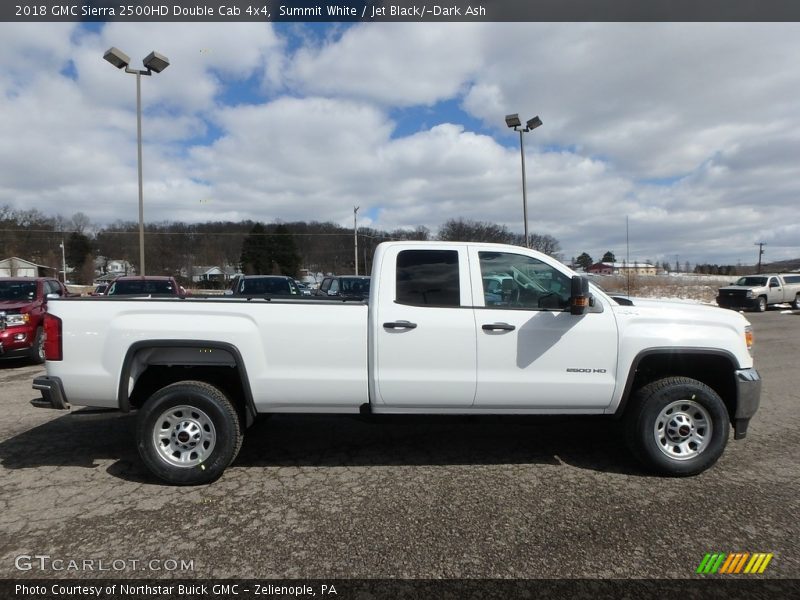 Summit White / Jet Black/­Dark Ash 2018 GMC Sierra 2500HD Double Cab 4x4