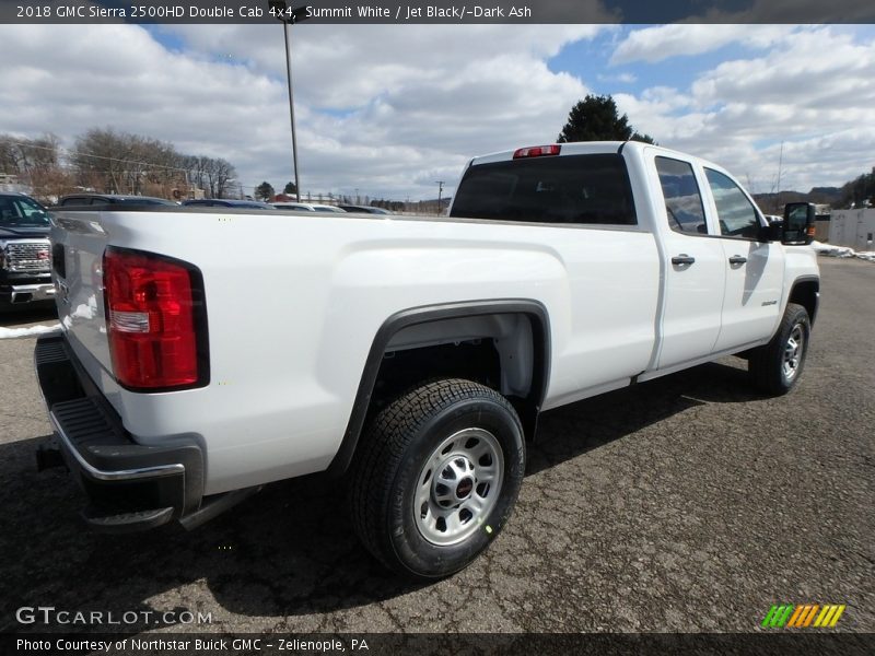 Summit White / Jet Black/­Dark Ash 2018 GMC Sierra 2500HD Double Cab 4x4