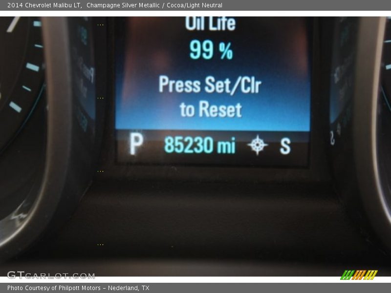 Champagne Silver Metallic / Cocoa/Light Neutral 2014 Chevrolet Malibu LT