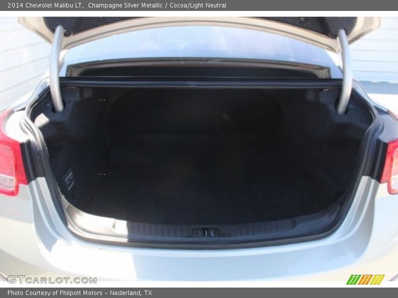 Champagne Silver Metallic / Cocoa/Light Neutral 2014 Chevrolet Malibu LT