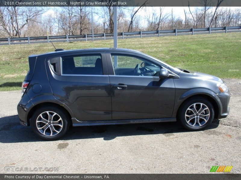 Nightfall Gray Metallic / Jet Black 2018 Chevrolet Sonic LT Hatchback