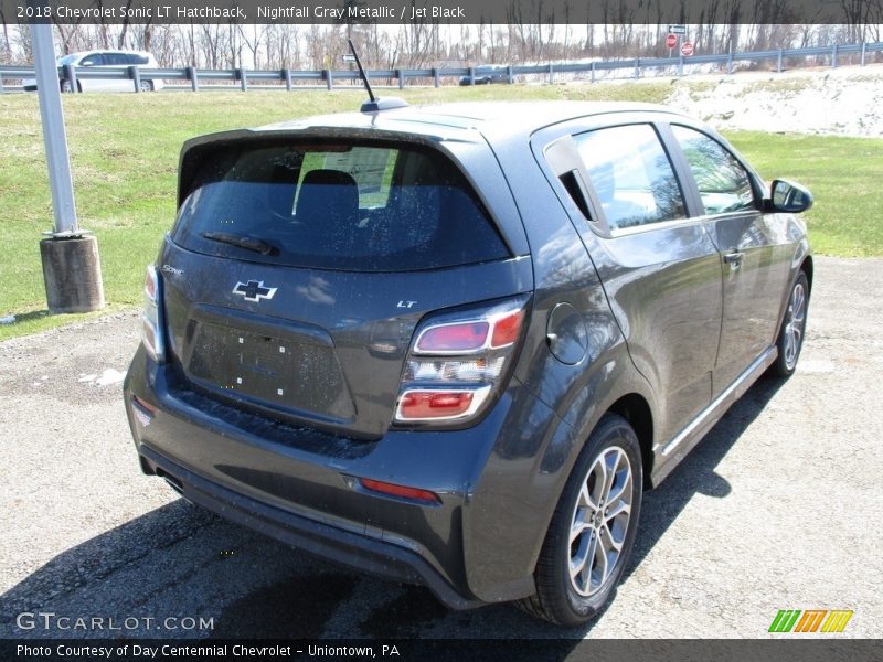 Nightfall Gray Metallic / Jet Black 2018 Chevrolet Sonic LT Hatchback