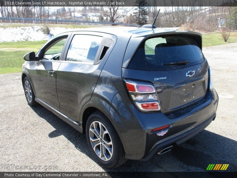 Nightfall Gray Metallic / Jet Black 2018 Chevrolet Sonic LT Hatchback