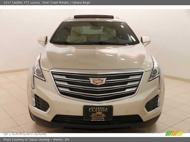 Silver Coast Metallic / Sahara Beige 2017 Cadillac XT5 Luxury