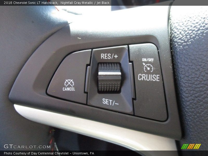 Nightfall Gray Metallic / Jet Black 2018 Chevrolet Sonic LT Hatchback