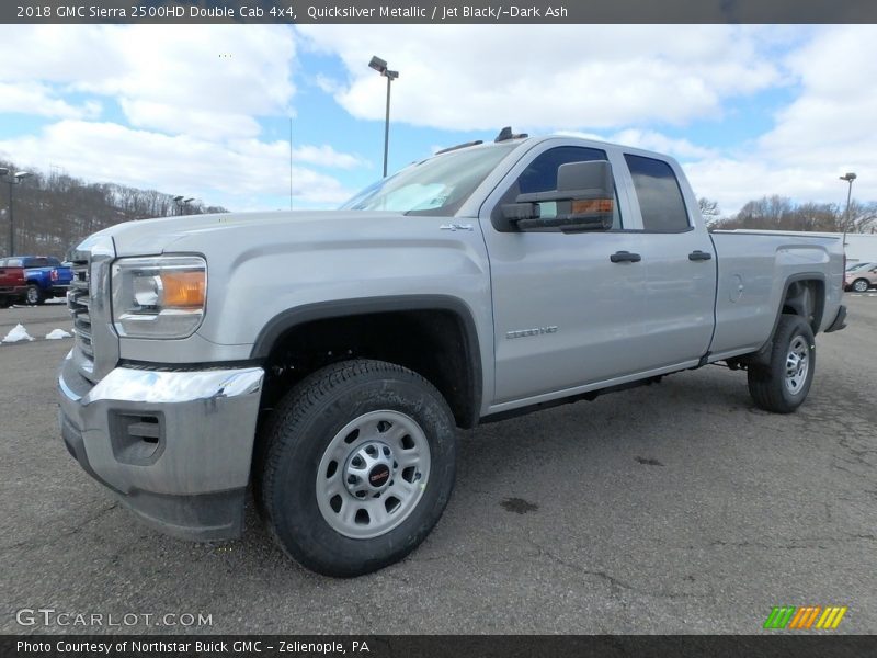 Quicksilver Metallic / Jet Black/­Dark Ash 2018 GMC Sierra 2500HD Double Cab 4x4