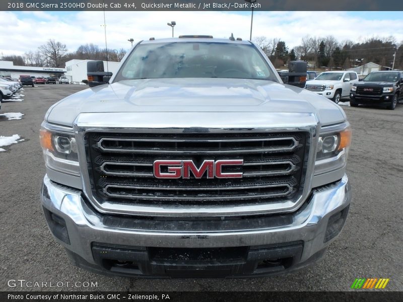 Quicksilver Metallic / Jet Black/­Dark Ash 2018 GMC Sierra 2500HD Double Cab 4x4