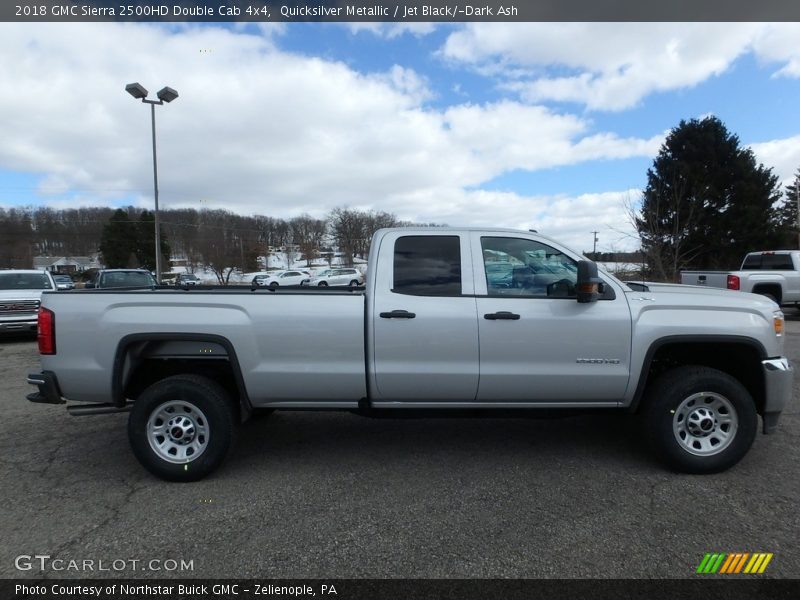 Quicksilver Metallic / Jet Black/­Dark Ash 2018 GMC Sierra 2500HD Double Cab 4x4