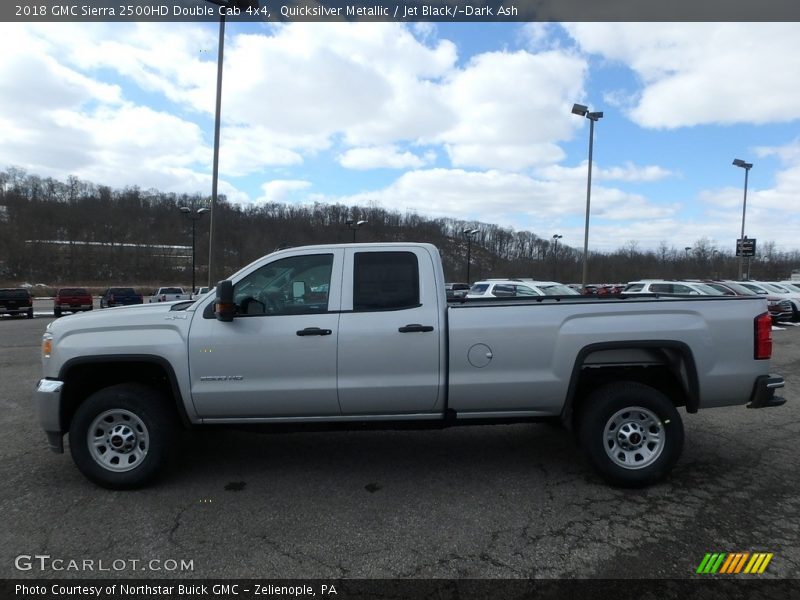 Quicksilver Metallic / Jet Black/­Dark Ash 2018 GMC Sierra 2500HD Double Cab 4x4