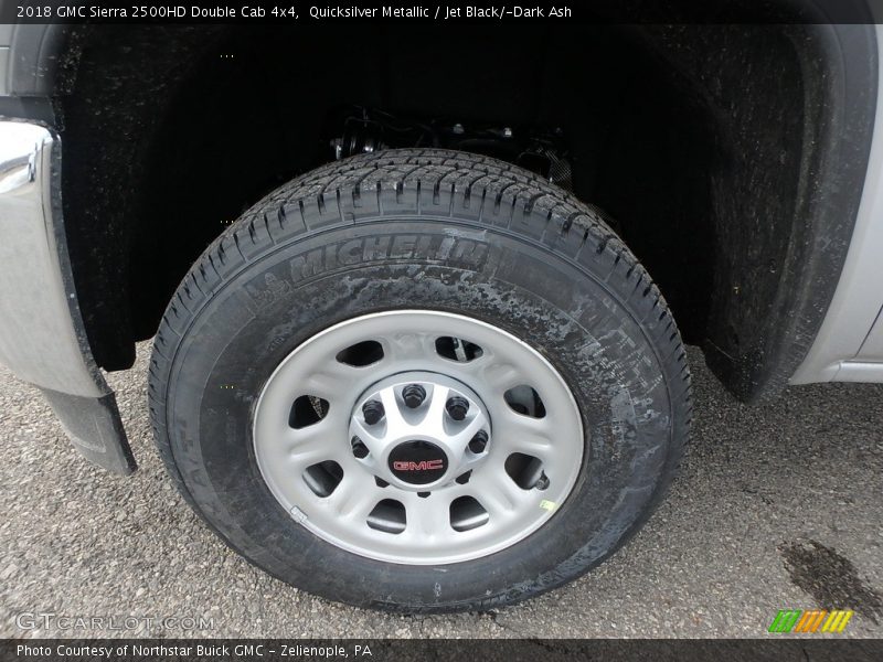 Quicksilver Metallic / Jet Black/­Dark Ash 2018 GMC Sierra 2500HD Double Cab 4x4