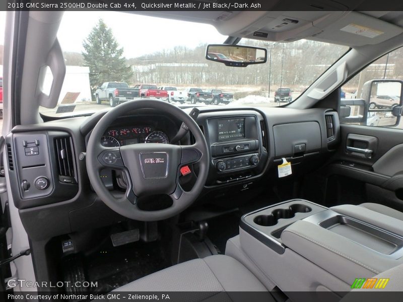 Quicksilver Metallic / Jet Black/­Dark Ash 2018 GMC Sierra 2500HD Double Cab 4x4