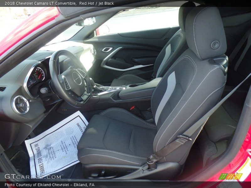 Red Hot / Jet Black 2018 Chevrolet Camaro LT Convertible