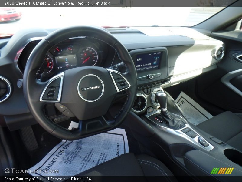 Red Hot / Jet Black 2018 Chevrolet Camaro LT Convertible