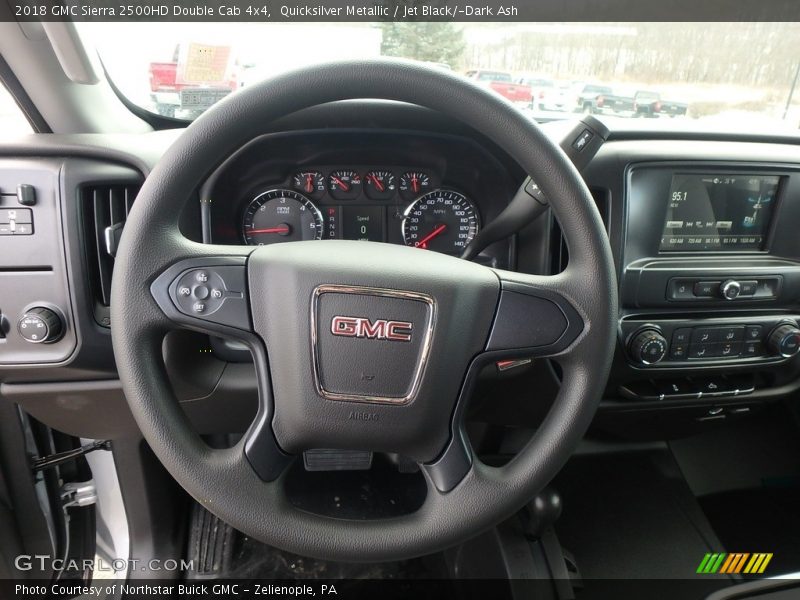 Quicksilver Metallic / Jet Black/­Dark Ash 2018 GMC Sierra 2500HD Double Cab 4x4