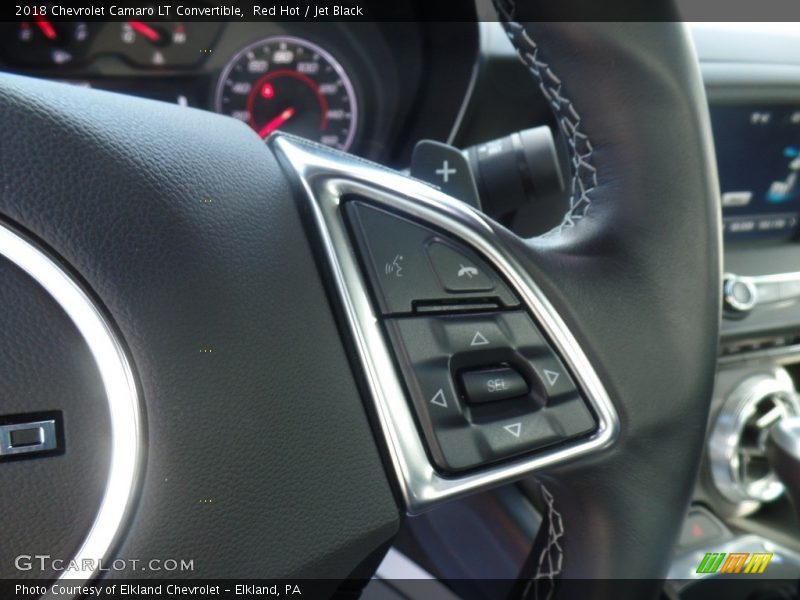 Red Hot / Jet Black 2018 Chevrolet Camaro LT Convertible