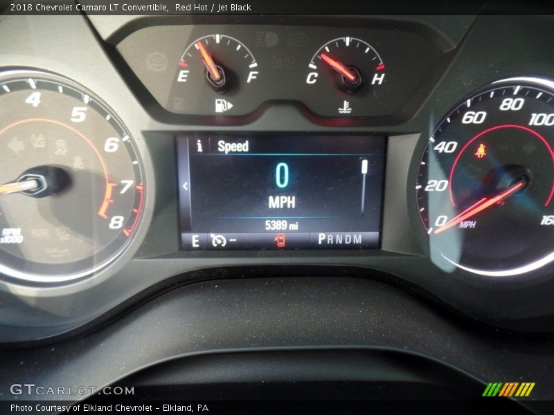  2018 Camaro LT Convertible LT Convertible Gauges