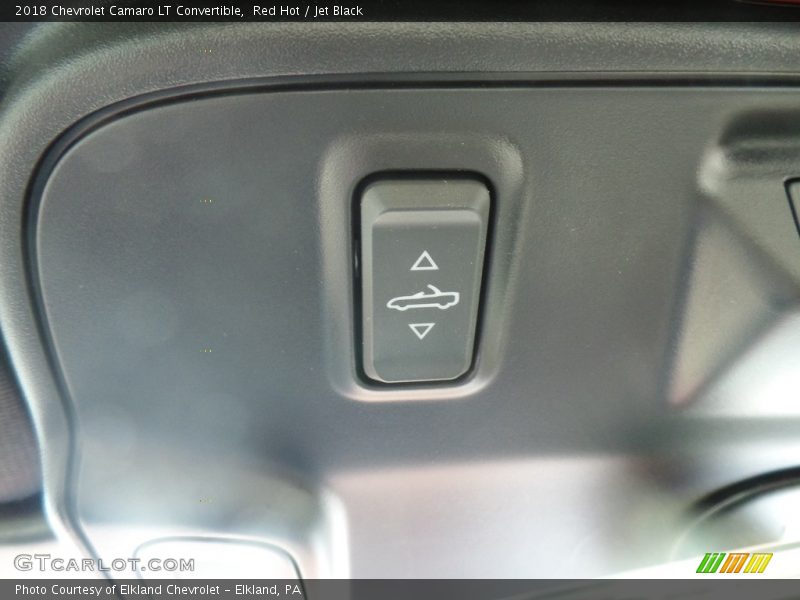 Red Hot / Jet Black 2018 Chevrolet Camaro LT Convertible