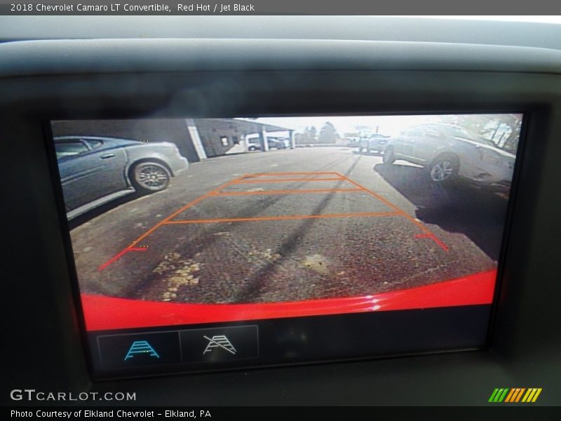 Red Hot / Jet Black 2018 Chevrolet Camaro LT Convertible