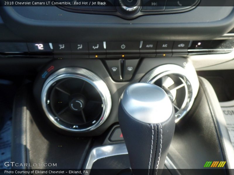 Red Hot / Jet Black 2018 Chevrolet Camaro LT Convertible