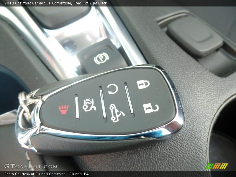 Red Hot / Jet Black 2018 Chevrolet Camaro LT Convertible