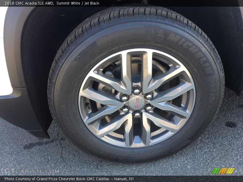 Summit White / Jet Black 2018 GMC Acadia SLE AWD