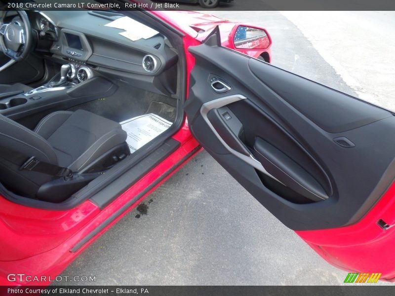 Red Hot / Jet Black 2018 Chevrolet Camaro LT Convertible