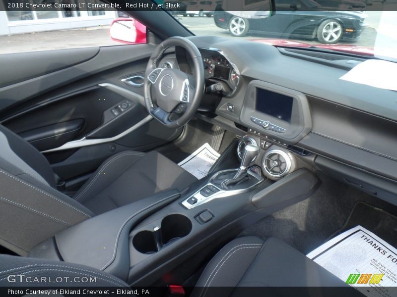 Red Hot / Jet Black 2018 Chevrolet Camaro LT Convertible