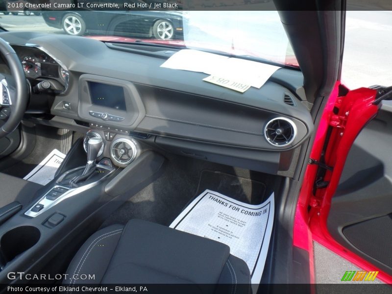 Red Hot / Jet Black 2018 Chevrolet Camaro LT Convertible
