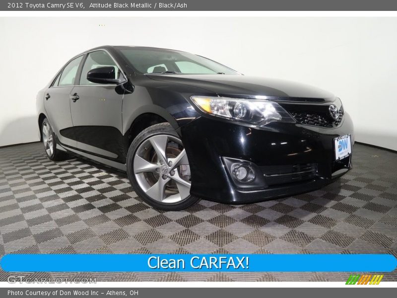 Attitude Black Metallic / Black/Ash 2012 Toyota Camry SE V6