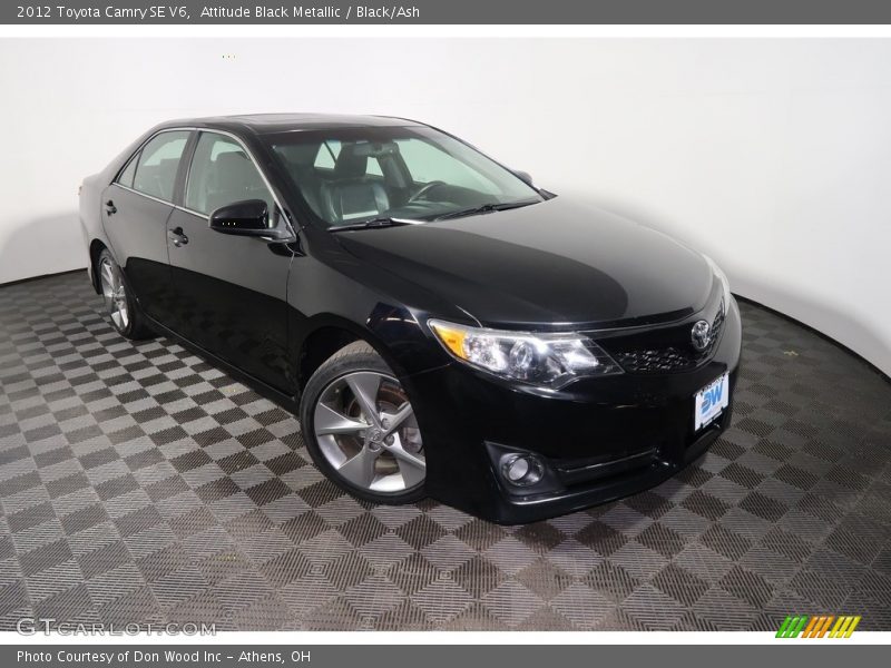 Attitude Black Metallic / Black/Ash 2012 Toyota Camry SE V6