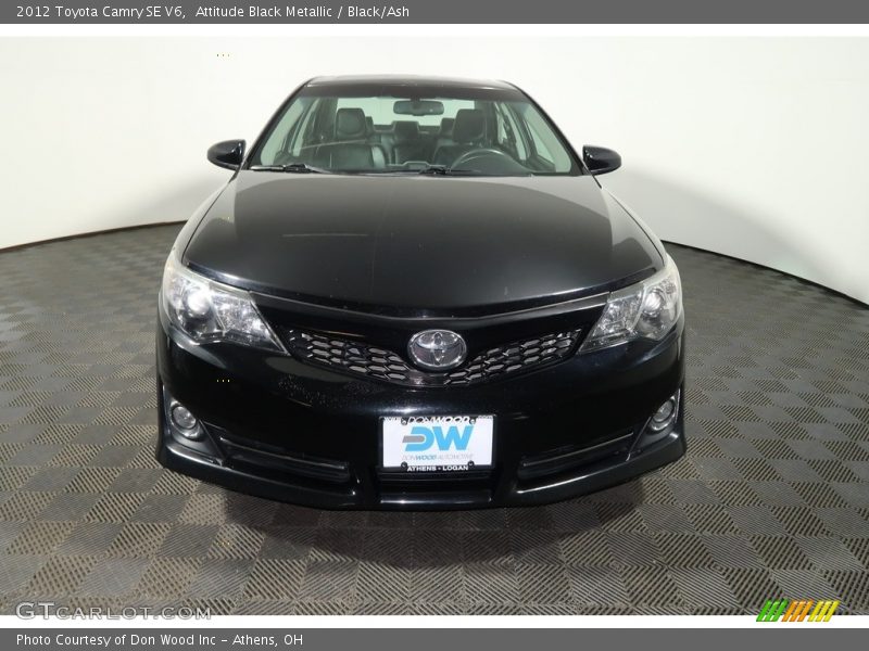 Attitude Black Metallic / Black/Ash 2012 Toyota Camry SE V6