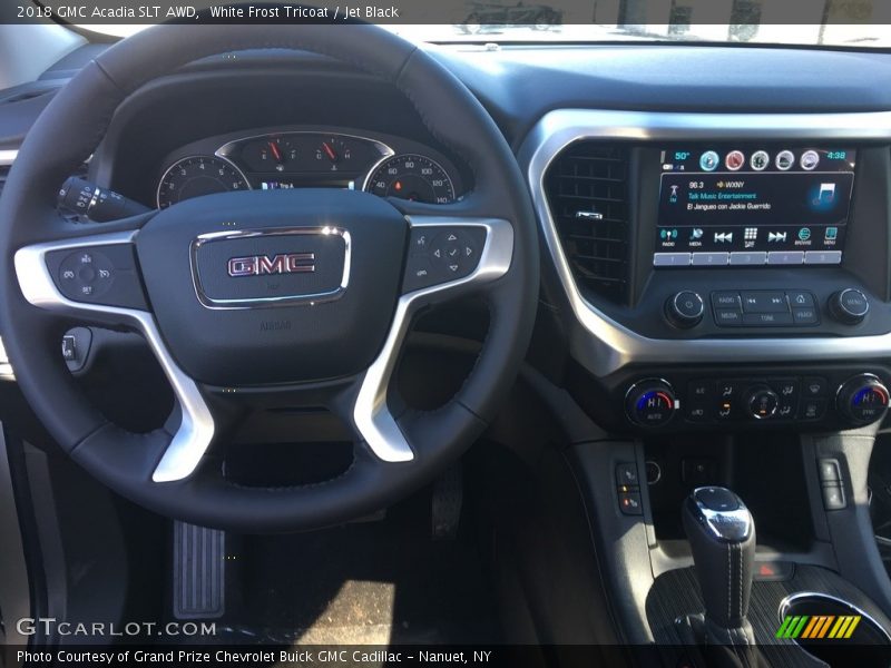 White Frost Tricoat / Jet Black 2018 GMC Acadia SLT AWD