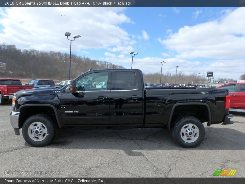 Onyx Black / Jet Black 2018 GMC Sierra 2500HD SLE Double Cab 4x4