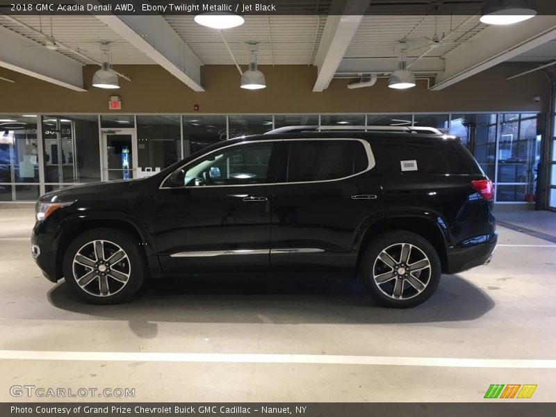 Ebony Twilight Metallic / Jet Black 2018 GMC Acadia Denali AWD