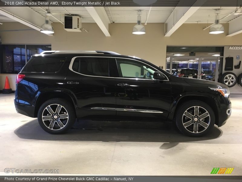 Ebony Twilight Metallic / Jet Black 2018 GMC Acadia Denali AWD