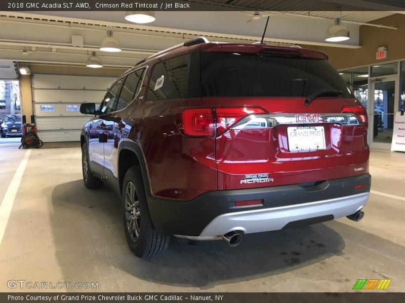 Crimson Red Tintcoat / Jet Black 2018 GMC Acadia SLT AWD