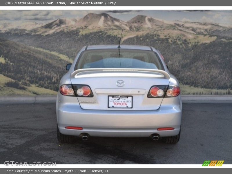 Glacier Silver Metallic / Gray 2007 Mazda MAZDA6 i Sport Sedan